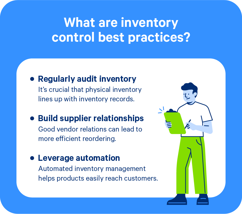 Three best practices for inventory control